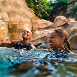 Swim around Wind-Away River at Discovery Cove