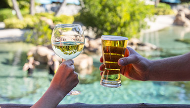Wine and beer